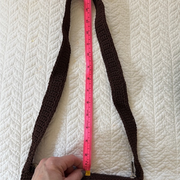 The Sak Dark Brown Crochet Bag New - Picture 5 of 7